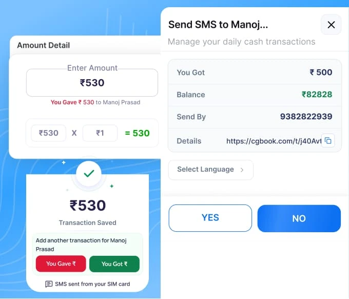 Generate professional GST and business reports in Khata Vyapar app